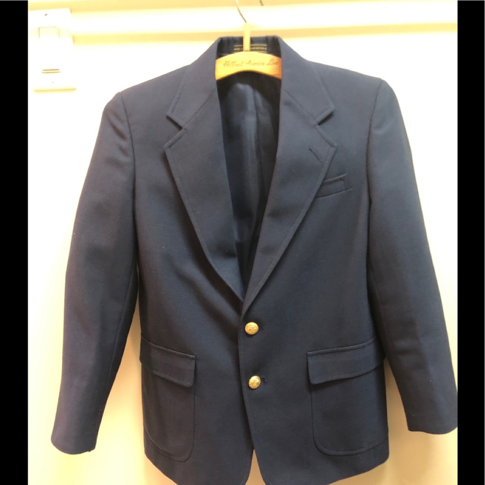 Size 14 Boys beautiful navy blue blazer